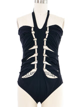Dolce & Gabbana Buckled Swimsuit Suit arcadeshops.com