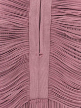 Herve Leger Mauve Fringe Maxi Dress Dress arcadeshops.com
