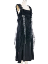2020 Noir Kei Ninomiya Tulle Buckle Dress Dress arcadeshops.com