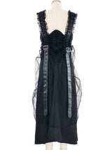 2020 Noir Kei Ninomiya Tulle Buckle Dress Dress arcadeshops.com
