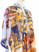 Upcycled Scarf Top Top arcadeshops.com