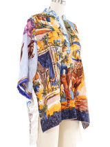 Upcycled Scarf Top Top arcadeshops.com