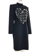 1988 Patrick Kelly Pearl Button Mini Dress Dress arcadeshops.com