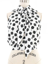 1989 Patrick Kelly Three Piece Dice Skirt Suit Suit arcadeshops.com