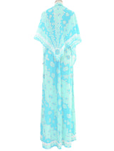 1960s Emilio Pucci Printed Maxi Dress and Shawl Dress arcadeshops.com