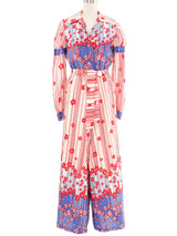 Malcolm Starr Floral Jumpsuit Jumpsuit arcadeshops.com