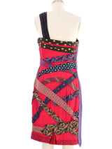 1990s Moschino Tie Dress Dress arcadeshops.com