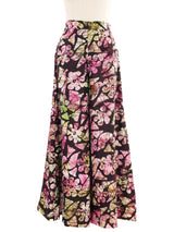 Batik Dyed Three Piece Palazzo Pant Ensemble Suit arcadeshops.com