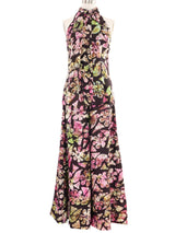 Batik Dyed Three Piece Palazzo Pant Ensemble Suit arcadeshops.com