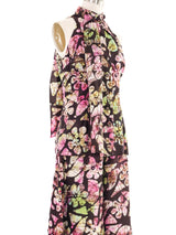 Batik Dyed Three Piece Palazzo Pant Ensemble Suit arcadeshops.com