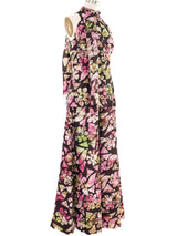 Batik Dyed Three Piece Palazzo Pant Ensemble Suit arcadeshops.com