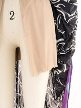 Jean Varon Geometric Printed Long Sleeve Collared Dress Dress arcadeshops.com