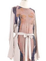 Ann Demeulemeester Venus Print Jersey Dress Dress arcadeshops.com