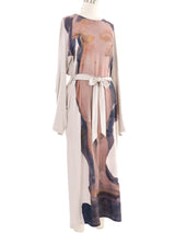 Ann Demeulemeester Venus Print Jersey Dress Dress arcadeshops.com