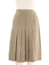 1980s Gucci Linen Skirt Suit Suit arcadeshops.com