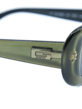 1990s Gucci Green Rectangular Sunglasses Accessory arcadeshops.com