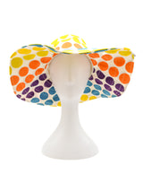 1960s Polka Dot Sun Hat Accessory arcadeshops.com