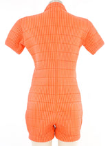 1960s Eddie Bauer Coral Seafoam Wetsuit Jumpsuit arcadeshops.com