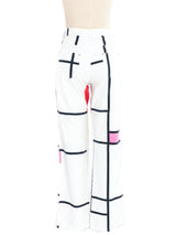 Sonia Rykiel Mondrian Printed Jeans Bottom arcadeshops.com