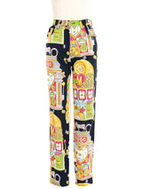 Moschino Casino Printed Jeans Bottom arcadeshops.com