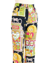 Moschino Casino Printed Jeans Bottom arcadeshops.com