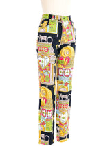 Moschino Casino Printed Jeans Bottom arcadeshops.com