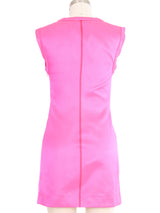2003 Prada Pink Satin Mini Dress Dress arcadeshops.com