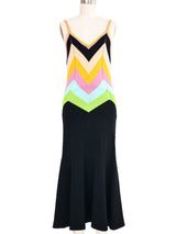 Moschino Chevron Knit Dress Dress arcadeshops.com