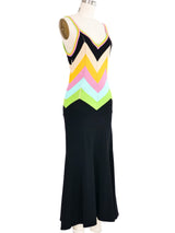Moschino Chevron Knit Dress Dress arcadeshops.com
