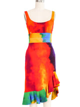 Paco Rabanne Tie Dye Jersey Dress Dress arcadeshops.com