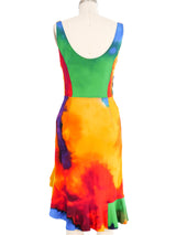 Paco Rabanne Tie Dye Jersey Dress Dress arcadeshops.com