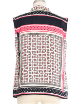 2012 Marni Scarf Printed Sleeveless Top Top arcadeshops.com