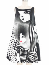 Moschino Graphic Trapeze Dress Dress arcadeshops.com
