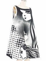 Moschino Graphic Trapeze Dress Dress arcadeshops.com