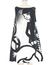 Moschino Graphic Trapeze Dress Dress arcadeshops.com