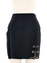 John Murrough Safety Pin Embellished Skirt Ensemble Suit arcadeshops.com