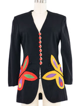 Moschino Butterfly Applique Jacket Jacket arcadeshops.com