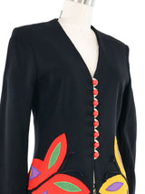 Moschino Butterfly Applique Jacket Jacket arcadeshops.com