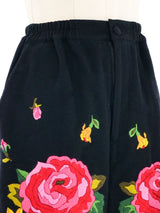 Issey Miyake Embroidered Shorts Bottom arcadeshops.com