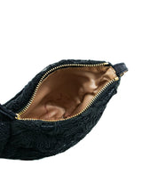 Valentino Black Lace Bow Bag Accessory arcadeshops.com