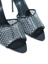 Saint Laurent Luz Crystal Mules, 39.5 Accessory arcadeshops.com