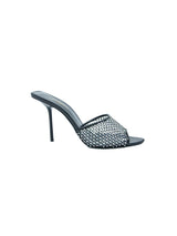 Saint Laurent Luz Crystal Mules, 39.5 Accessory arcadeshops.com
