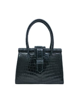 1960s Crocodile Top Handle Bag Accessory arcadeshops.com