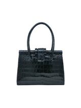 1960s Crocodile Top Handle Bag Accessory arcadeshops.com