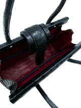 1960s Crocodile Top Handle Bag Accessory arcadeshops.com