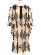 Marni Argyle Mesh Dress Dress arcadeshops.com