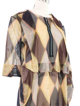 Marni Argyle Mesh Dress Dress arcadeshops.com