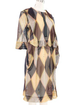 Marni Argyle Mesh Dress Dress arcadeshops.com