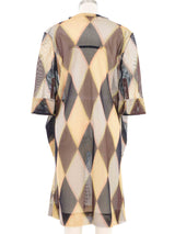 Marni Argyle Mesh Dress Dress arcadeshops.com