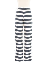 1997 Yeohlee Striped Halter Ensemble Suit arcadeshops.com